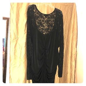 Black laced dress